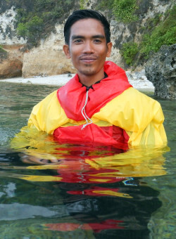 wet anorak skyblue adventure swimming mindoro